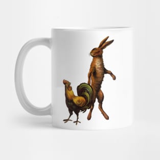 fable chicken and bunny Mug